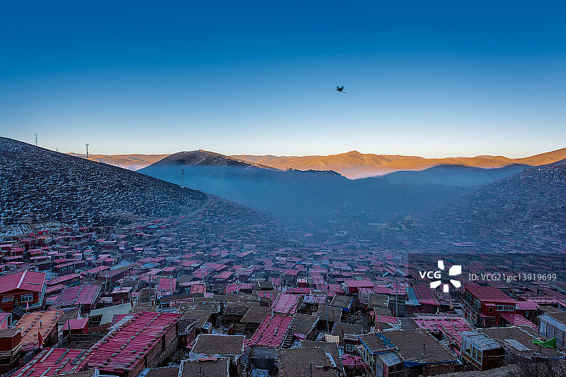 四川省色达五明佛学院图片素材
