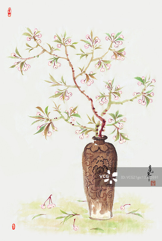 《秋果图卷》图片素材