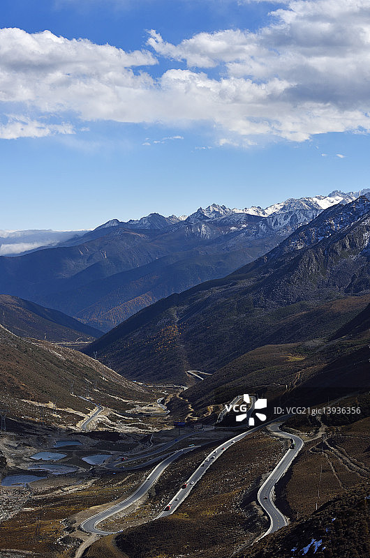 青藏公路图片素材