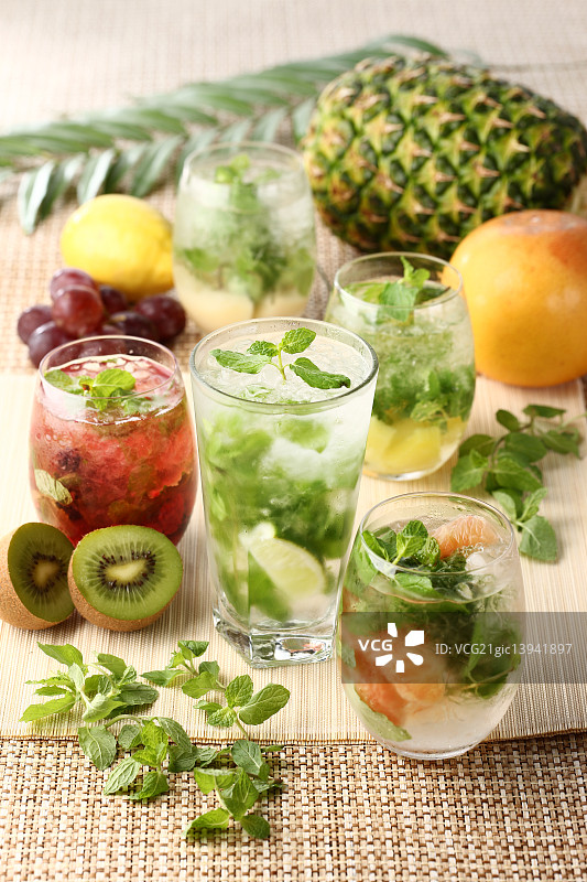 鲜果莫吉托图片素材