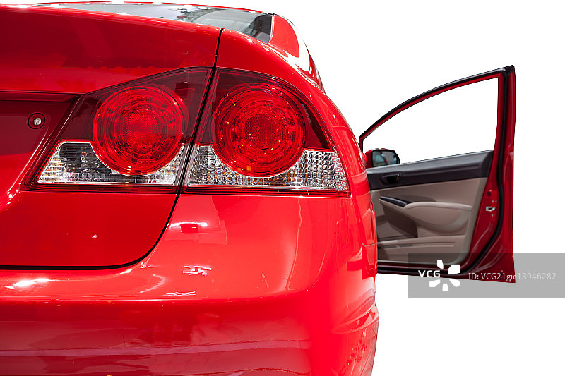 轿车尾部图片素材