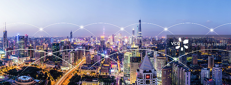 通信和大数据概念图片素材