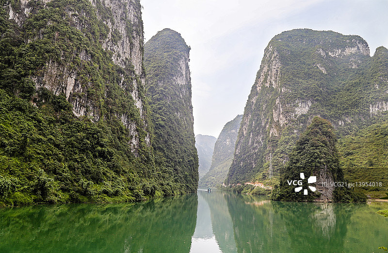 广西龙江小三峡图片素材