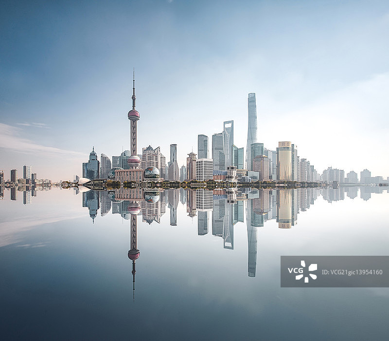高清上海浦东陆家嘴金融区图片素材