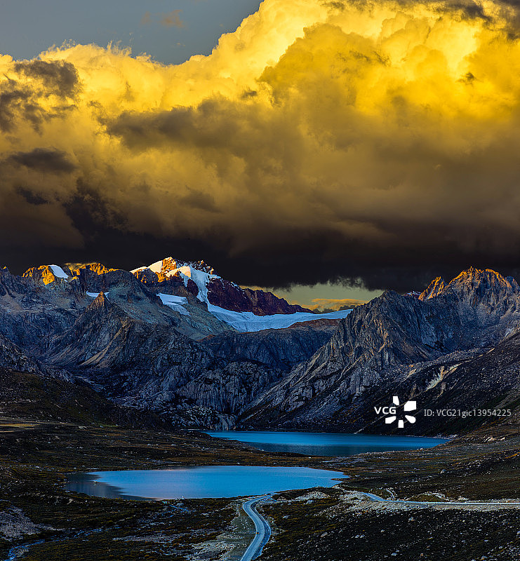 川西海子山图片素材