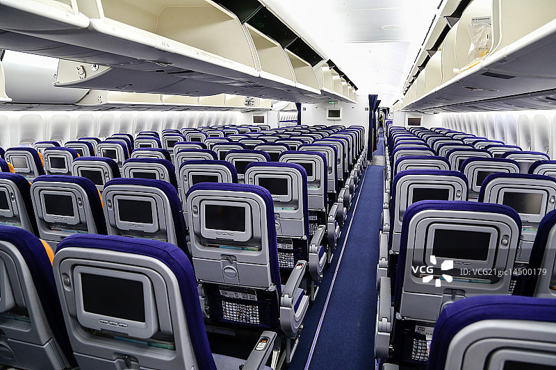 现代客机经济舱图片素材