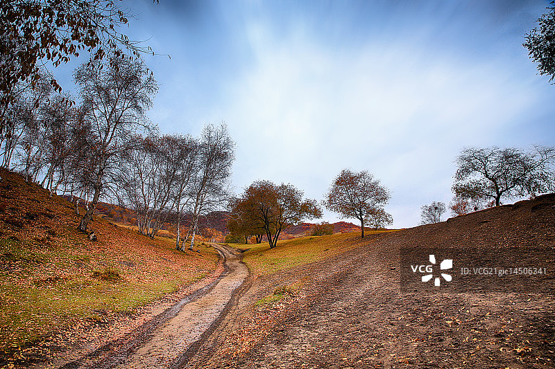 雨后的山坡图片素材