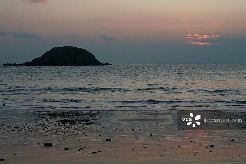 退潮时的基尔法拉西图片素材