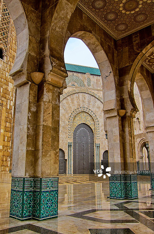 卡萨布兰卡哈桑国王清真寺图片素材