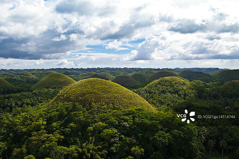 巧克力山图片素材