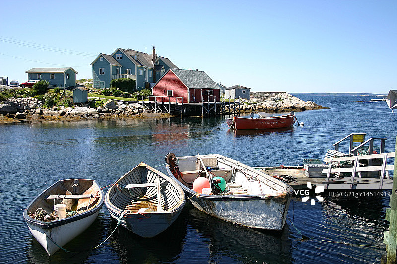 佩吉湾，新斯科舍省图片素材