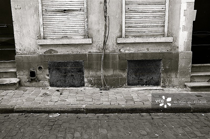 城市衰败图片素材