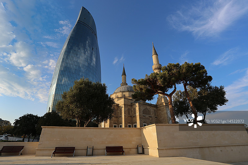 巴库，阿塞拜疆图片素材