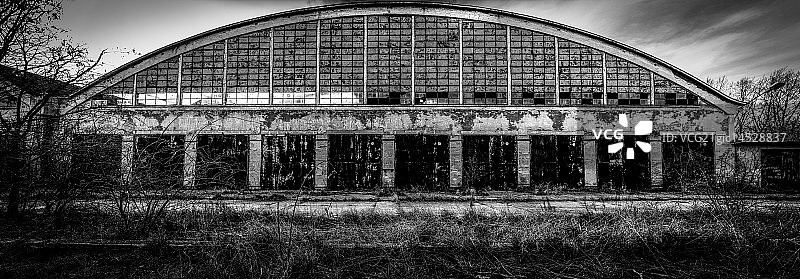 苏联老式机库图片素材