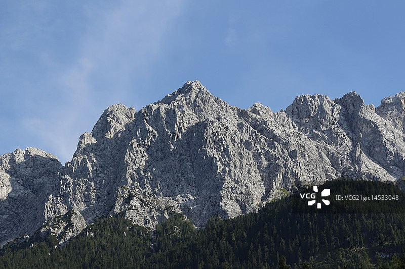 楚格峰全景图片素材