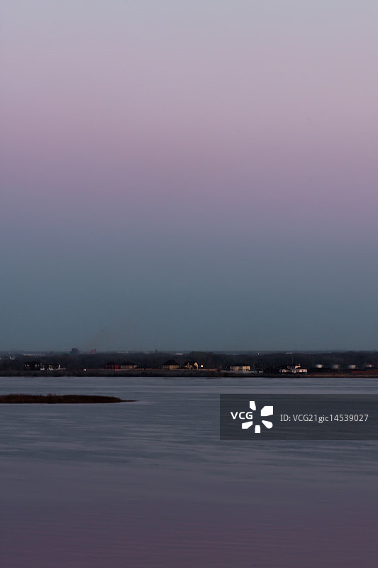 伏尔加河日落图片素材