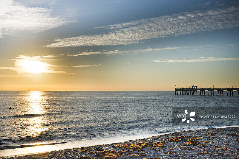 美国佛罗里达州达尼亚海滩图片素材