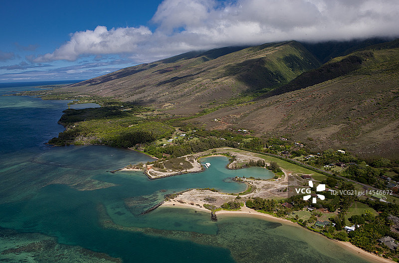 毛伊岛和大岛图片素材