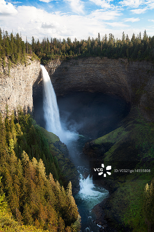 赫尔姆肯瀑布图片素材