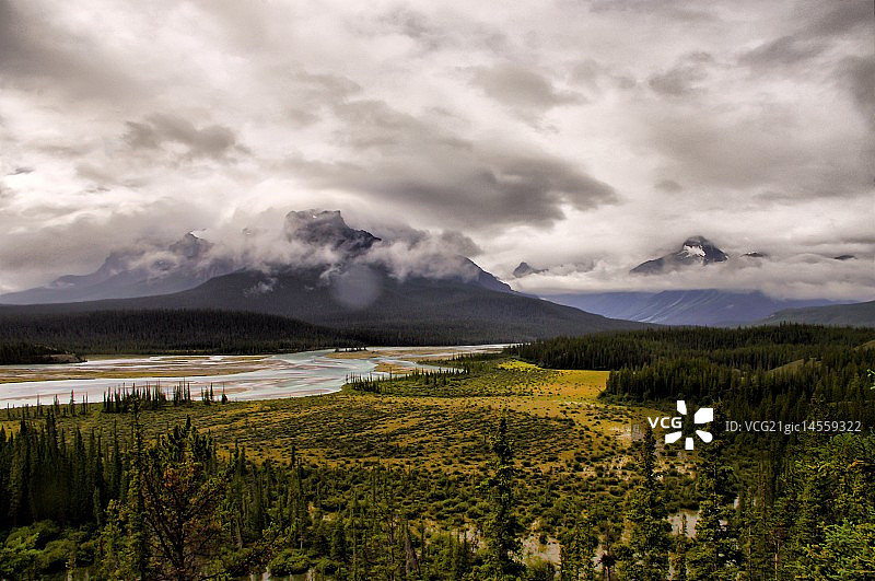 加拿大落基山脉图片素材