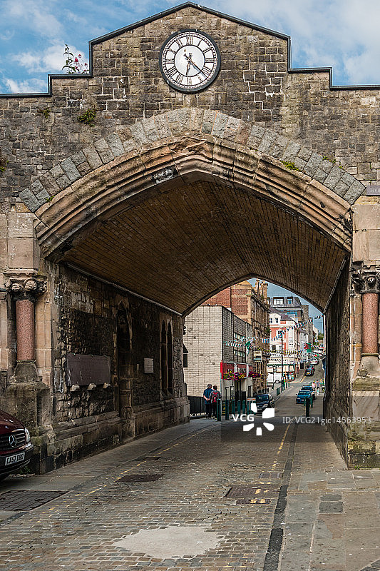 英国威尔士卡那封图片素材