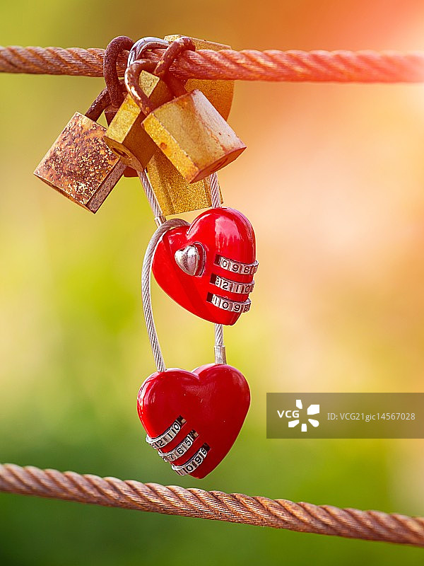 爱情锁图片素材