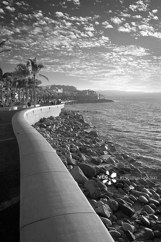 巴亚尔塔港的马雷贡图片素材