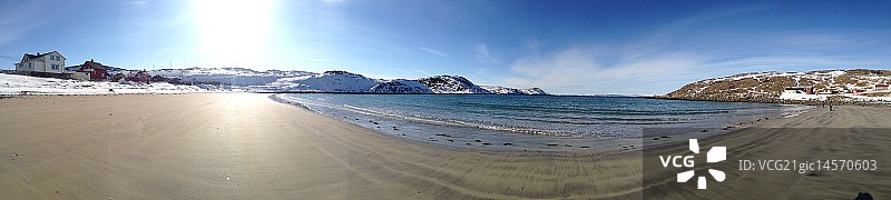 北冰洋全景图片素材