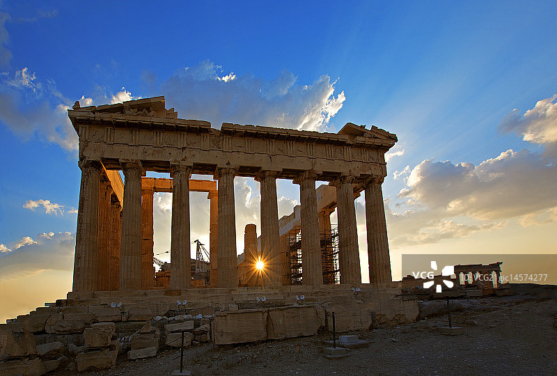帕特农神庙图片素材