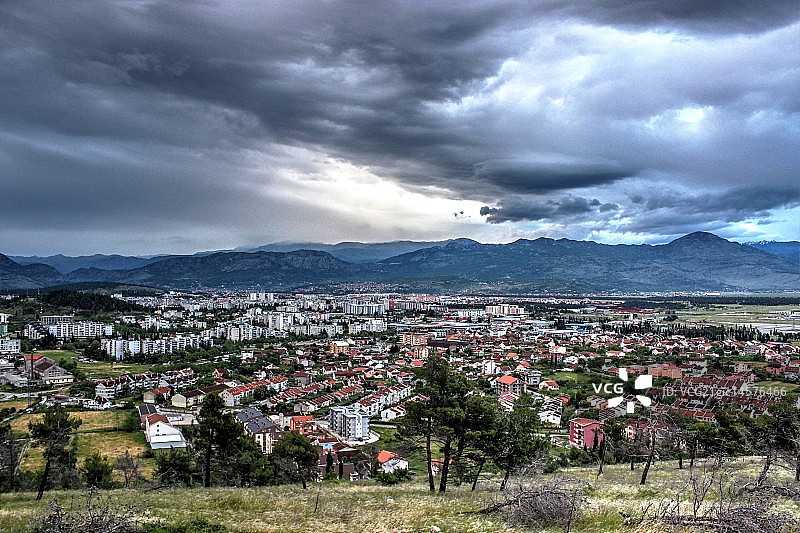 波德戈里察城市风光图片素材