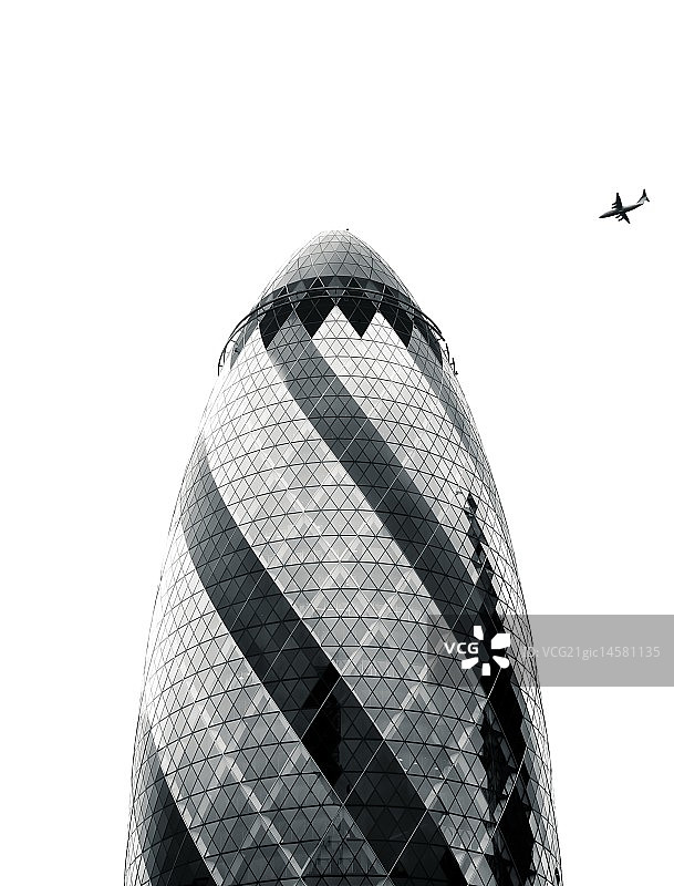 黑白小黄瓜大楼图片素材