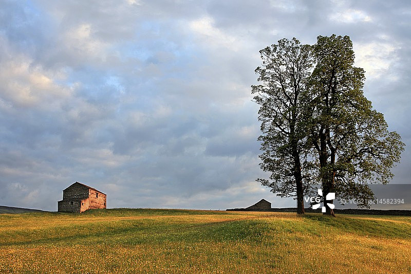 伯特赛特谷仓图片素材