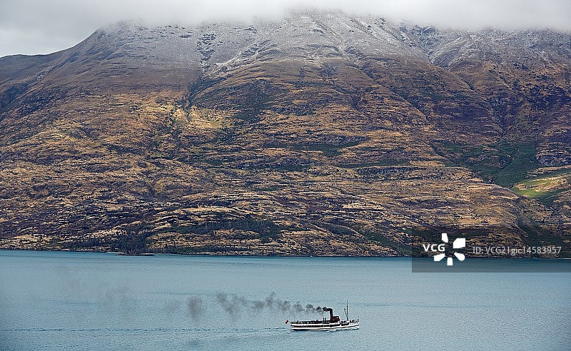 昆士敦湖图片素材