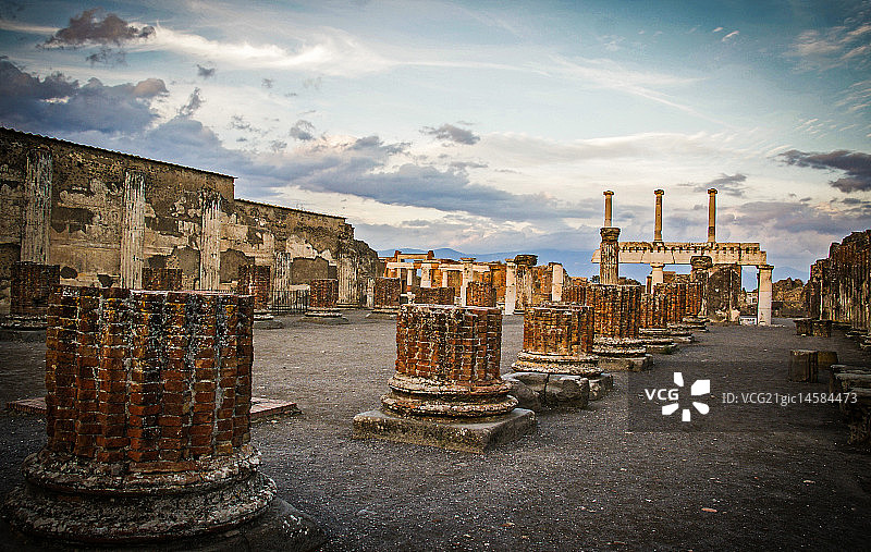 庞贝古城图片素材