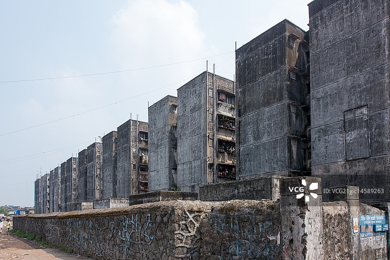 竖版贫民窟图片素材