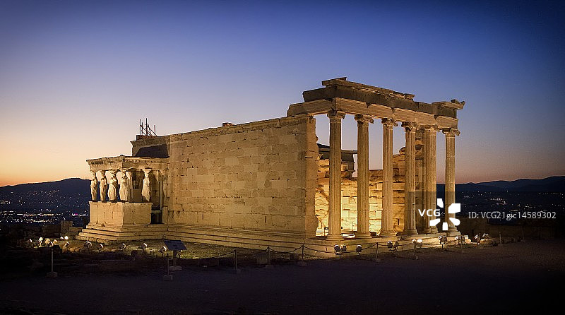 雅典古庙图片素材
