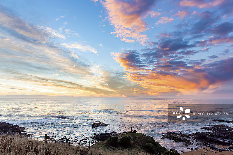 水上黄昏图片素材