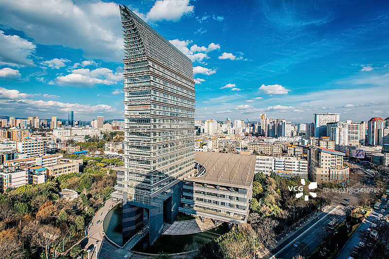 昆明五华区大楼图片素材