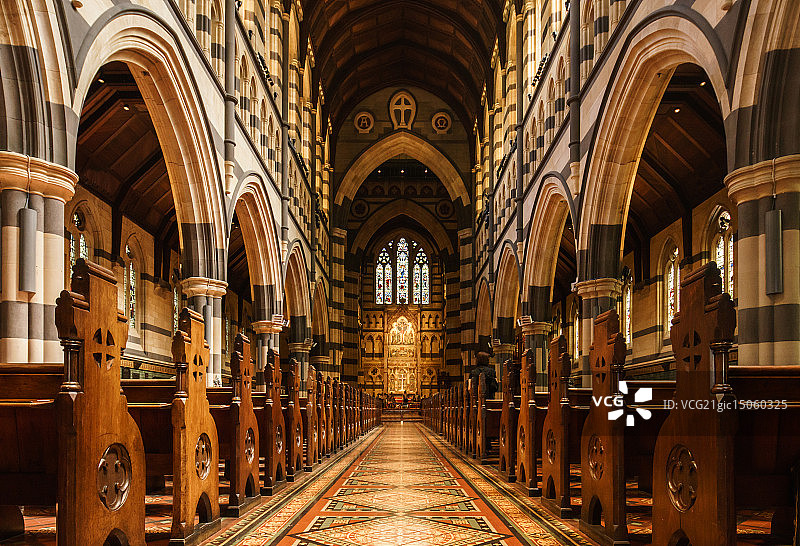澳大利亚墨尔本圣保罗大教堂图片素材