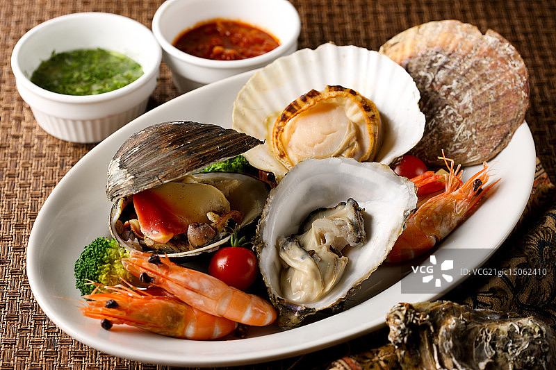原味蒸海鲜图片素材