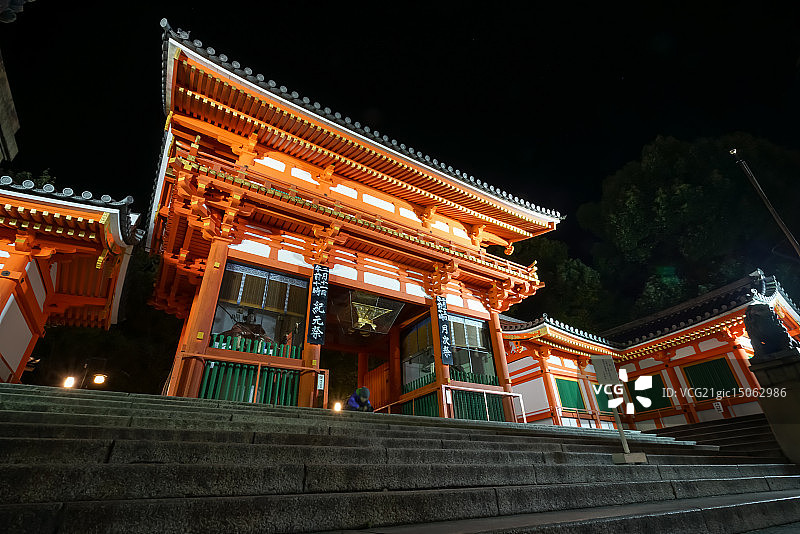 日本京都八坂神社图片素材