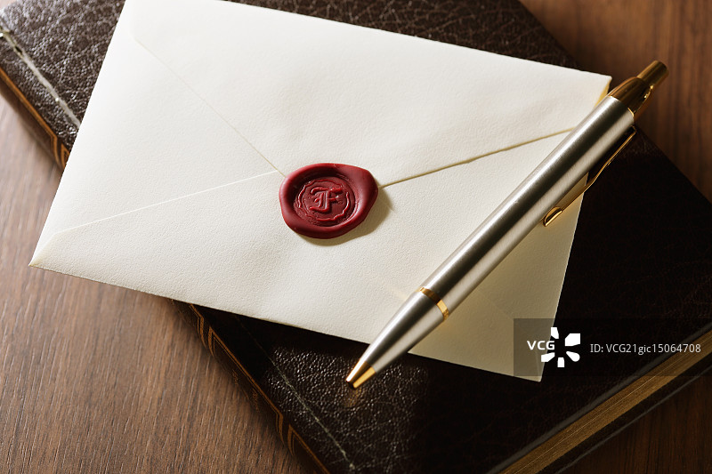 古董信件图片素材