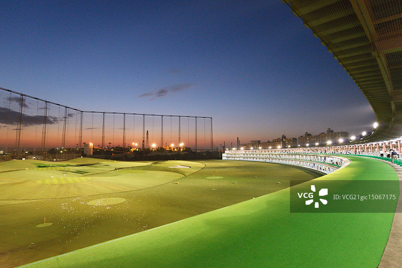 日本东京高尔夫练习场图片素材
