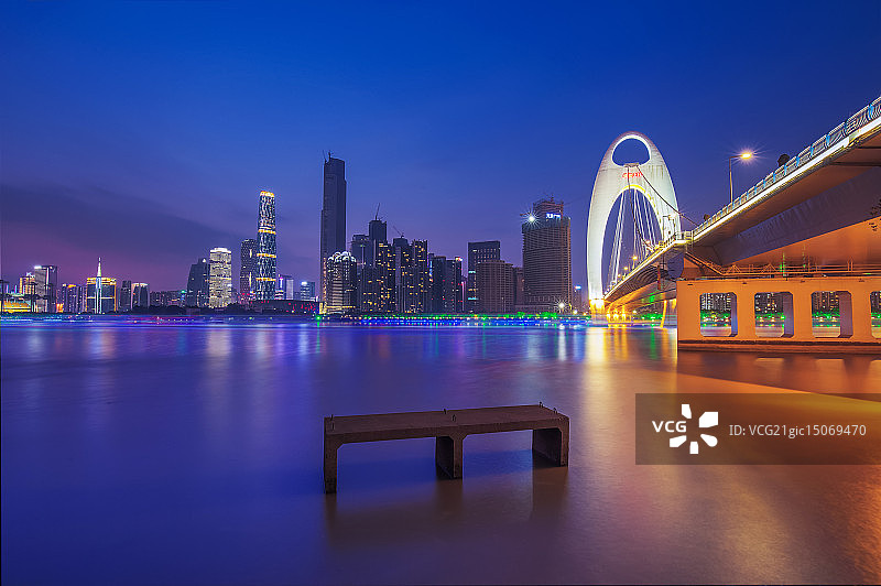 海印桥夜图片素材