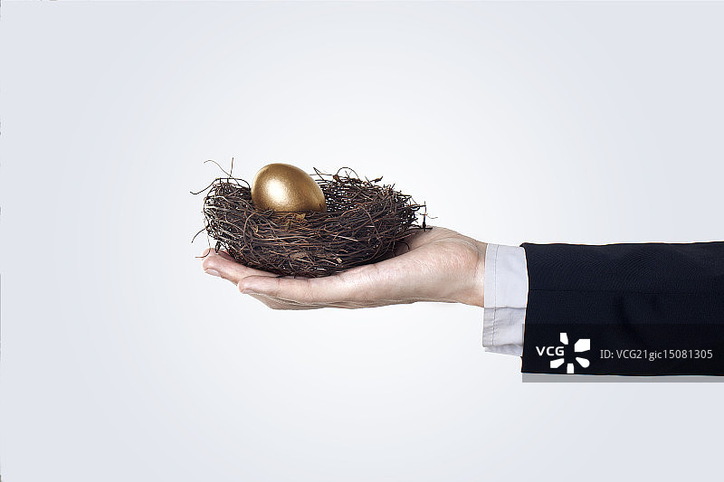 白色背景下的手图片素材