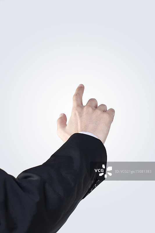 白色背景下的手图片素材
