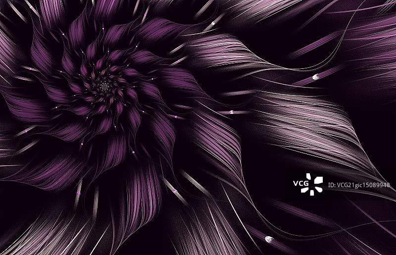 分形花朵图片素材