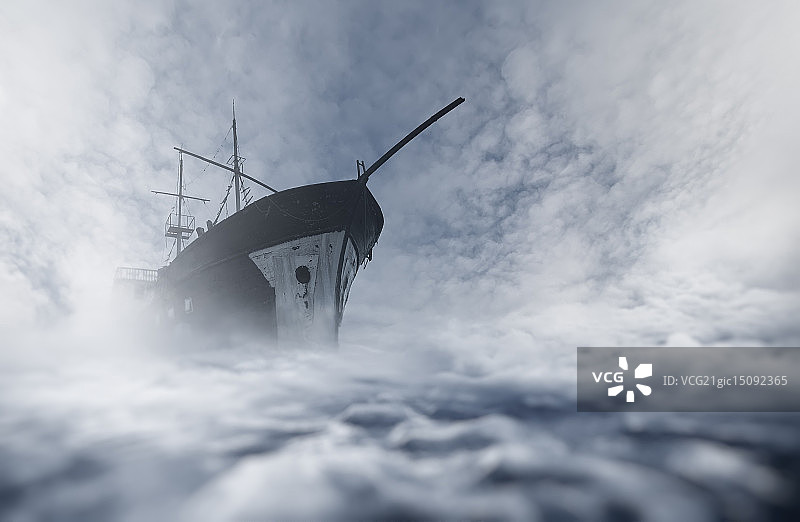 幽灵船图片素材