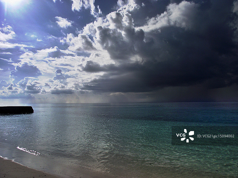 马尔代夫风暴图片素材