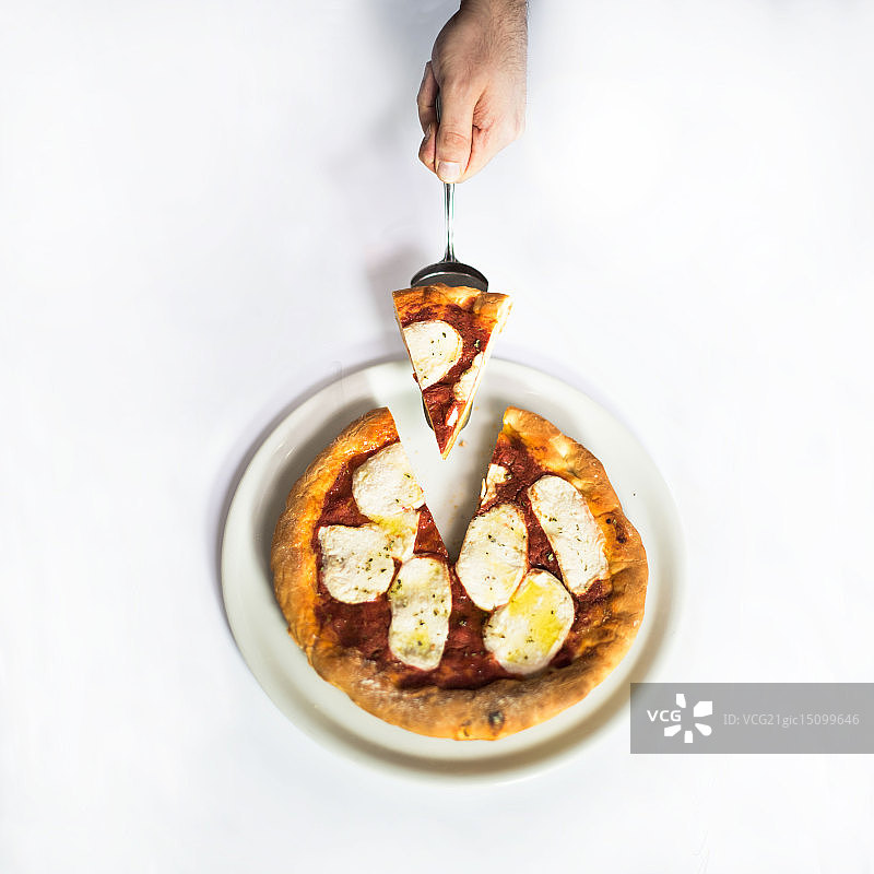 披萨切图片素材